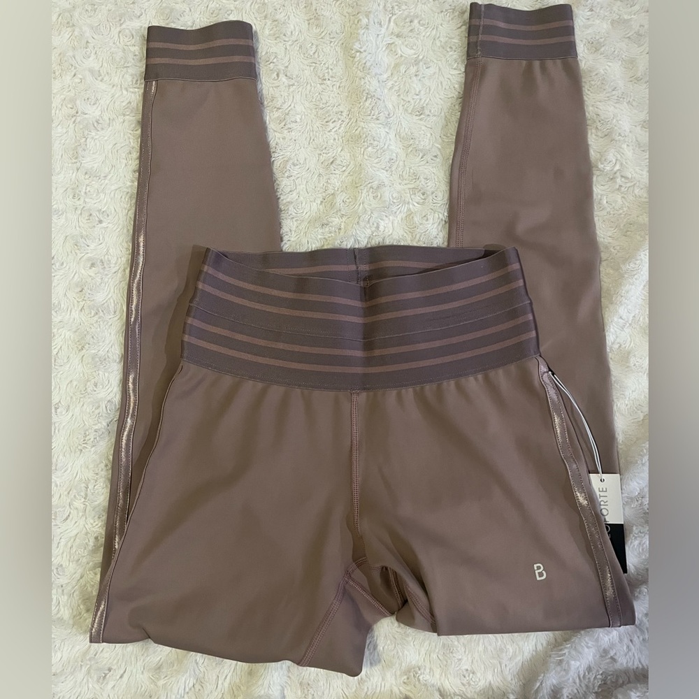 Beloforte Cuffed Leggings - Dusty Rose - Picture 4 of 7